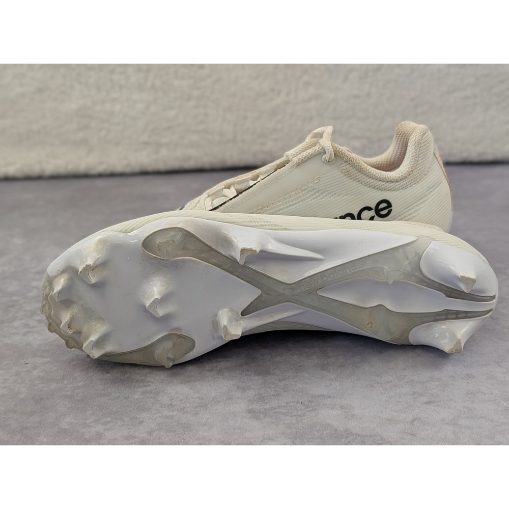 New Balance Burn X4 Lacrosse Cleats White Black Womens 8 WBURNLW4 Low Top Shoes - Picture 5 of 6